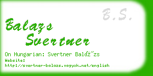 balazs svertner business card